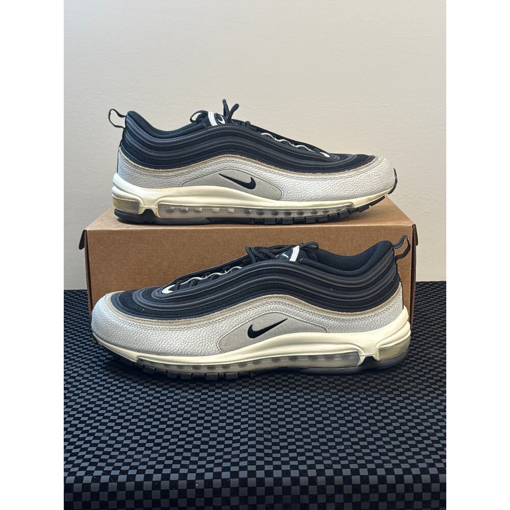 Nike Air Max 97 Shoes, Light Bone Khaki Black, Size 13 Men’s